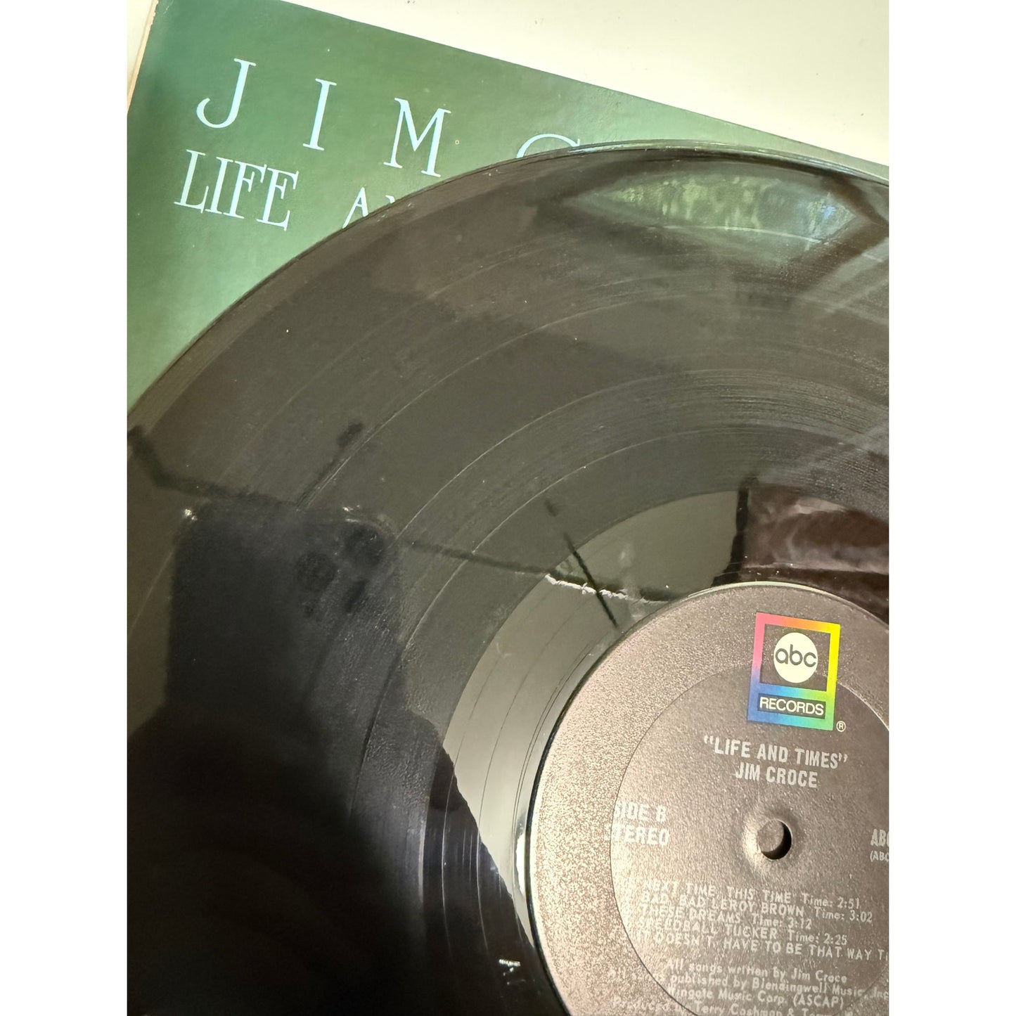 Jim Croce "Life and Times" Vinyl LP 1973 "One Less Set of Footsteps"