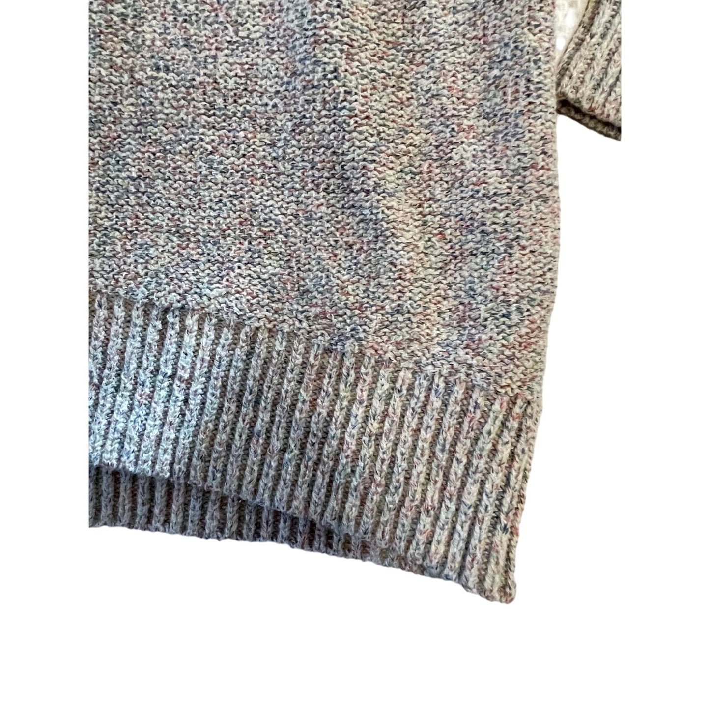 Y2K Women's Large V-Neck Old Navy Long Sleeve Knit Sweater Vintage
