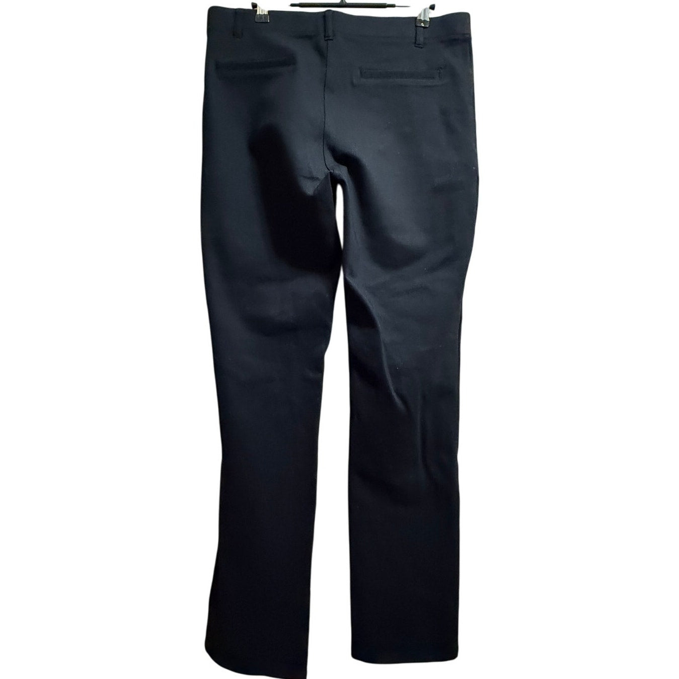 Quince Womens Ultra-Stretch Ponte Bootcut Pant Black Pull On L Tall - NWT