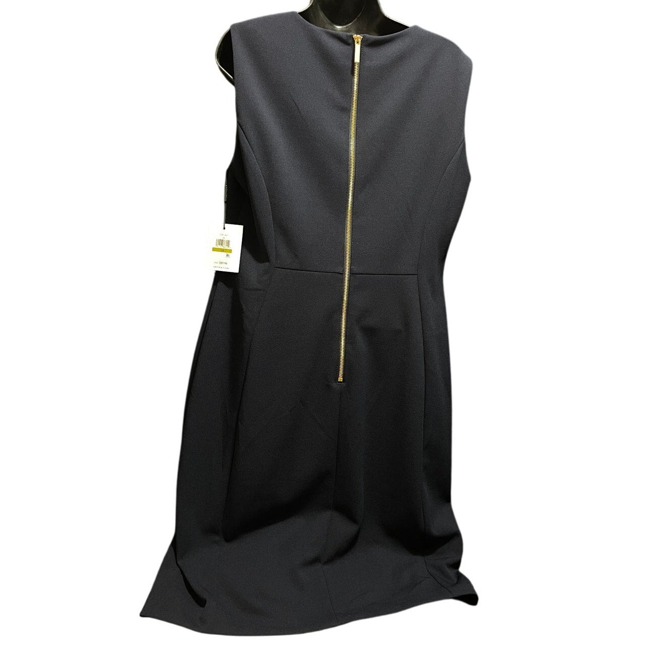 Calvin Klein Size 14 Dark Navy Sleeveless Sheath Dress - NWT - $89.98 MSRP