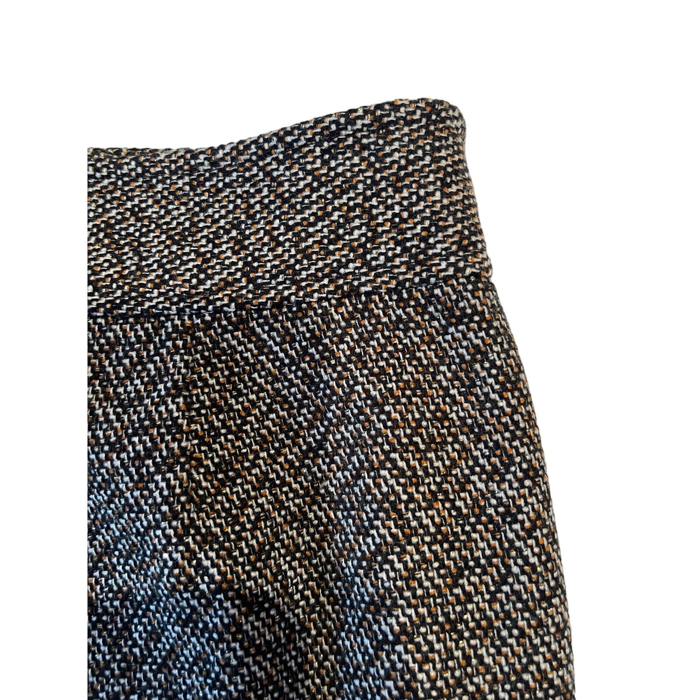 Charter Club Petite - Knit Lined Gold Flecks - Pencil Midi Skirt Size 8 Petite