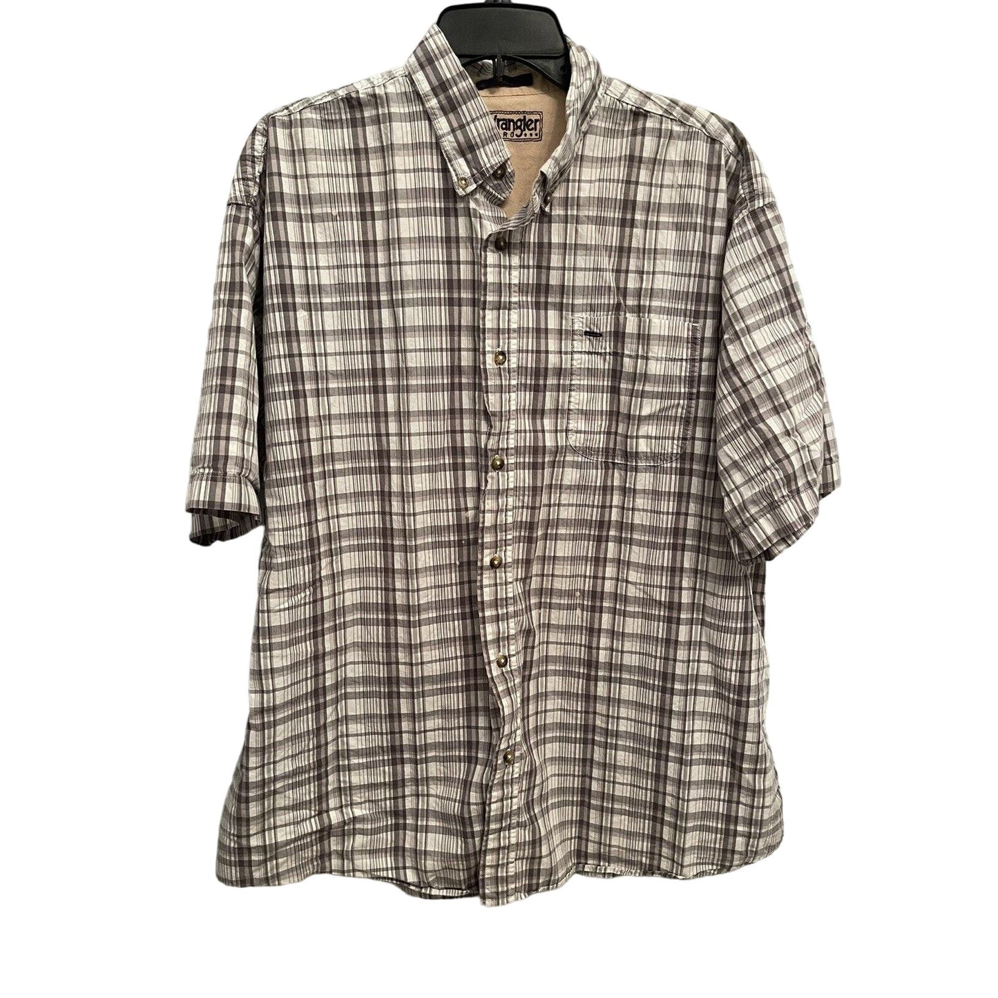 Wrangler Hero Plaid Button Up Shirt