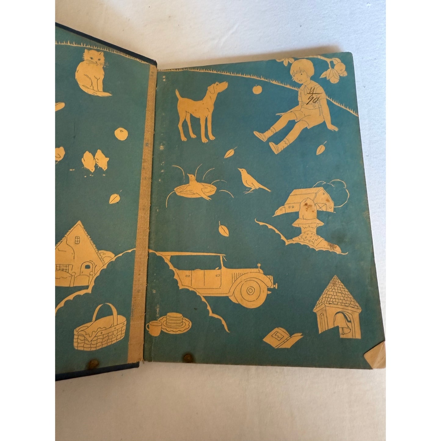 Wag & Puff - Marjorie Hardy - 1927 - Hardcover - Antique Children's Book