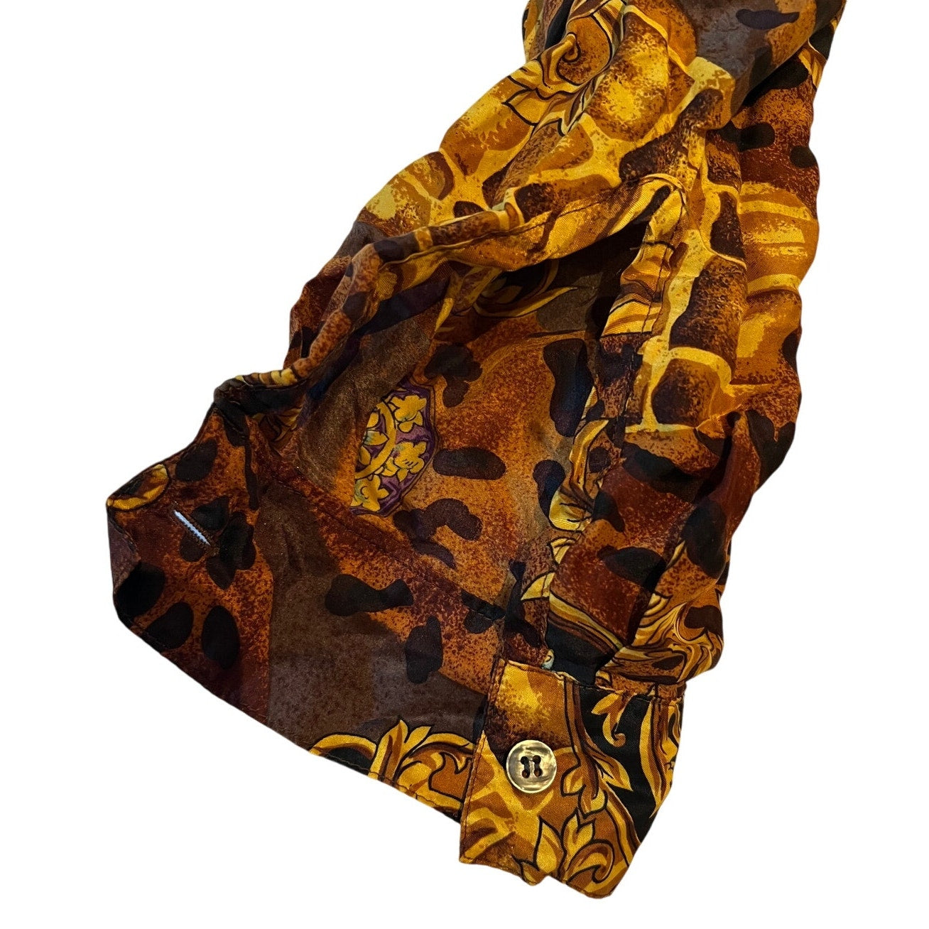 Vintage Forenza Cheetah Print - 100% Silk