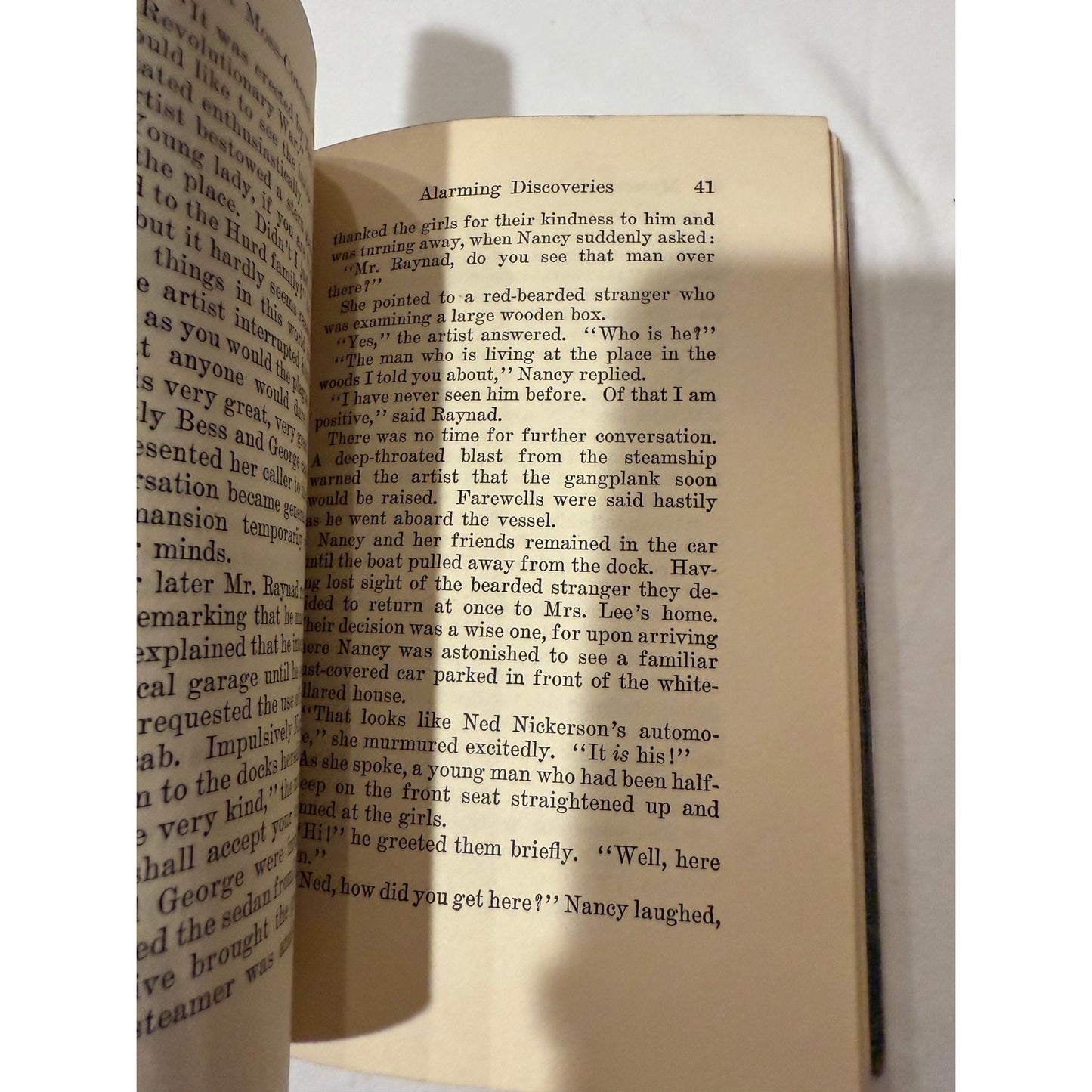 Nancy Drew - The Mystery at the Moss-Covered Mansion - Blue Tweed 1941 Hardcover