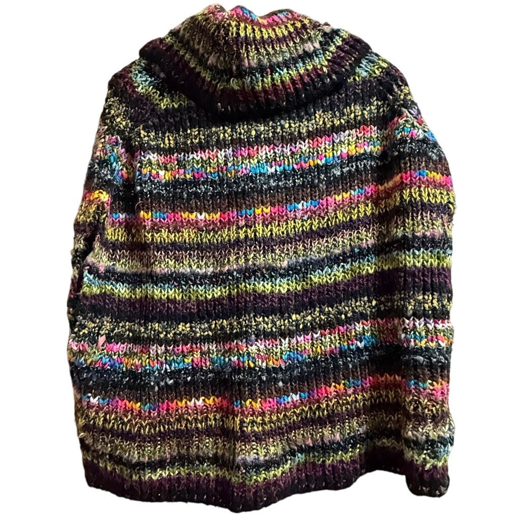Anthropologie Bright Colored Knit Sleeveless Turtleneck Pullover Sweater - Small