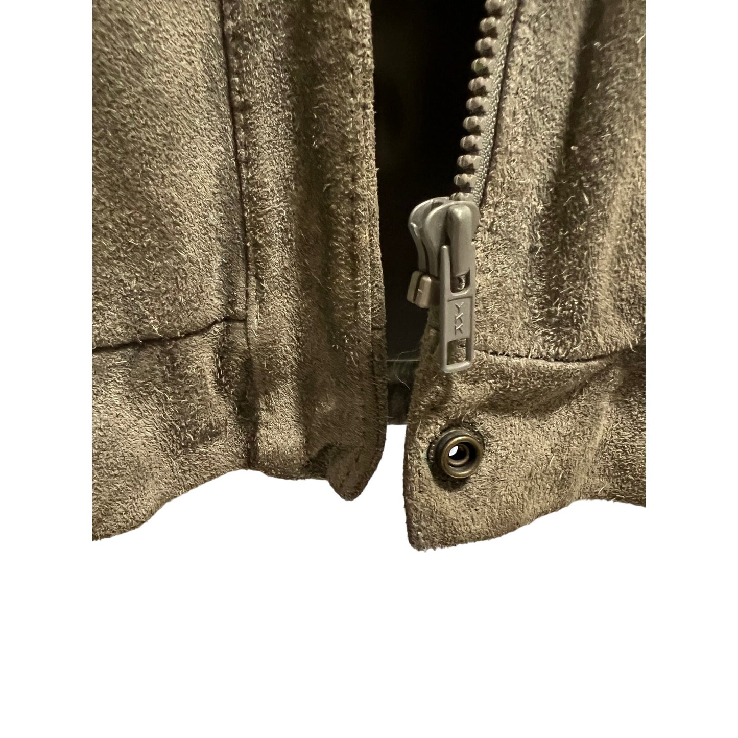 Vintage Wilson's Suede & Leather Gray Size 12 Jacket