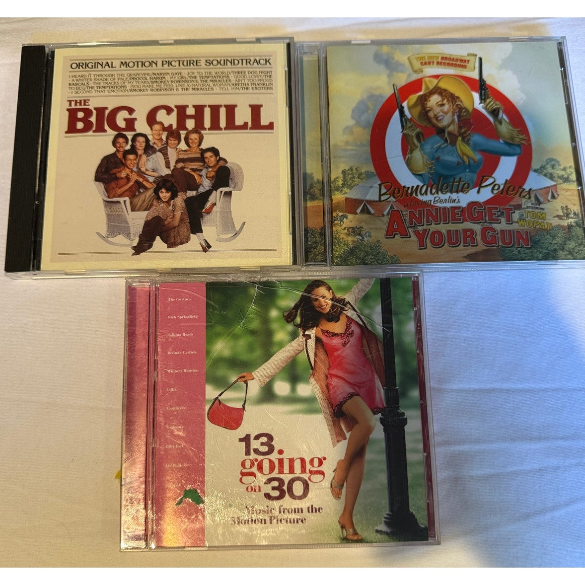 Movie & Broadway Soundtrack CD Bundle -15 CD's - Chicago, Annie, The Bodyguard