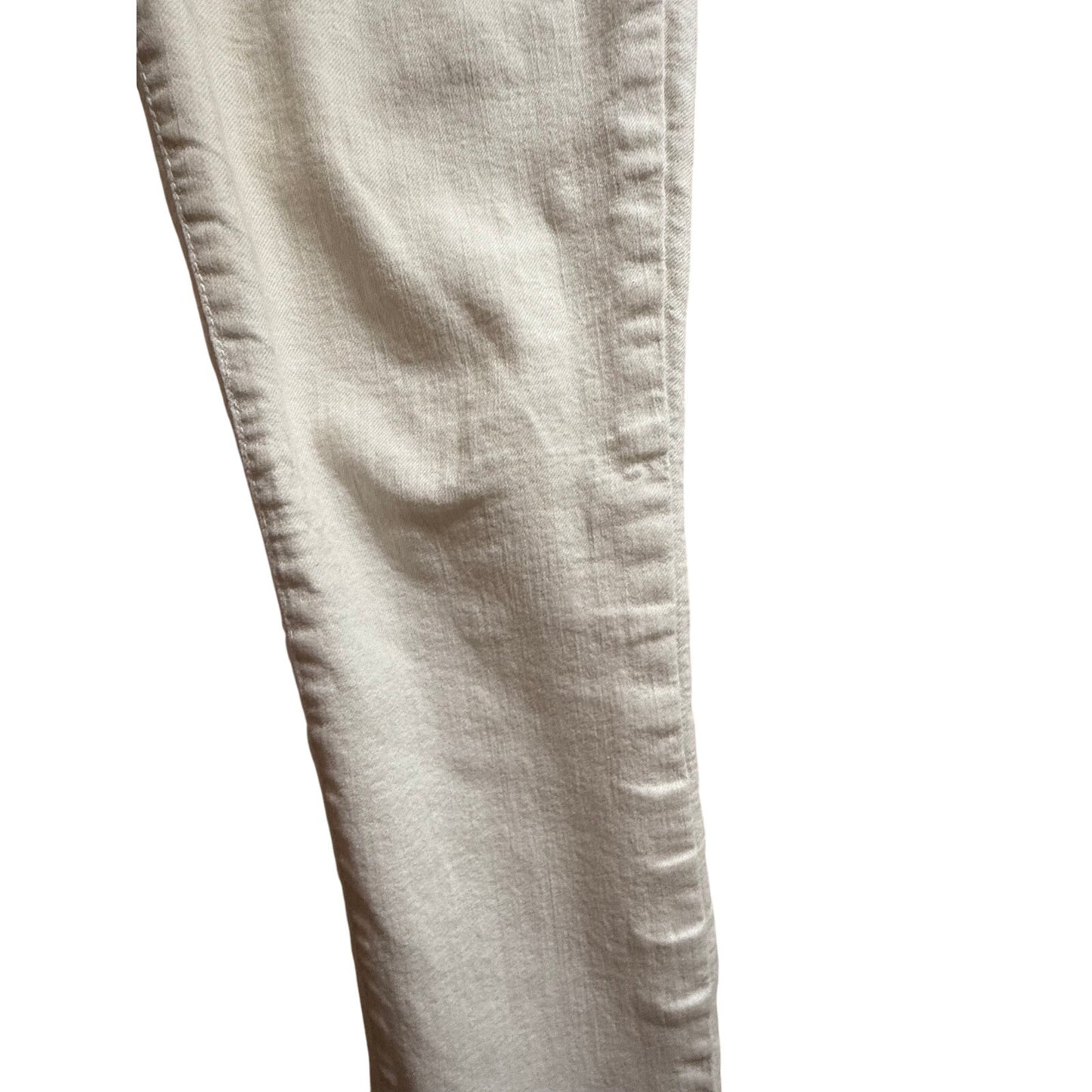 Jessica Simpson Forever Skinny Crop White Denim Jeans - Size 28