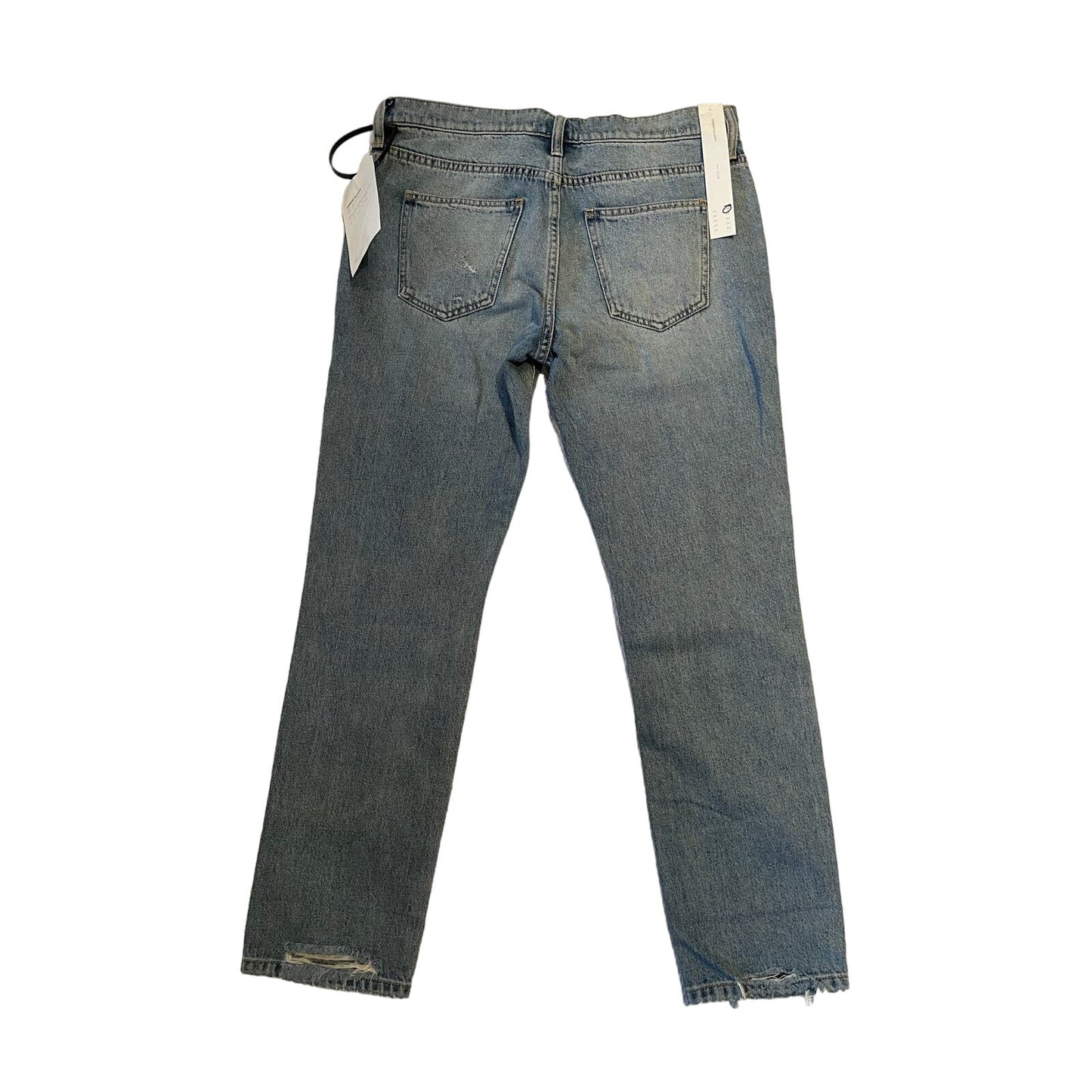 NWT Current Elliott Women's Size 28 Vintage Cropped Slim Blue Jeans $268 MSRP