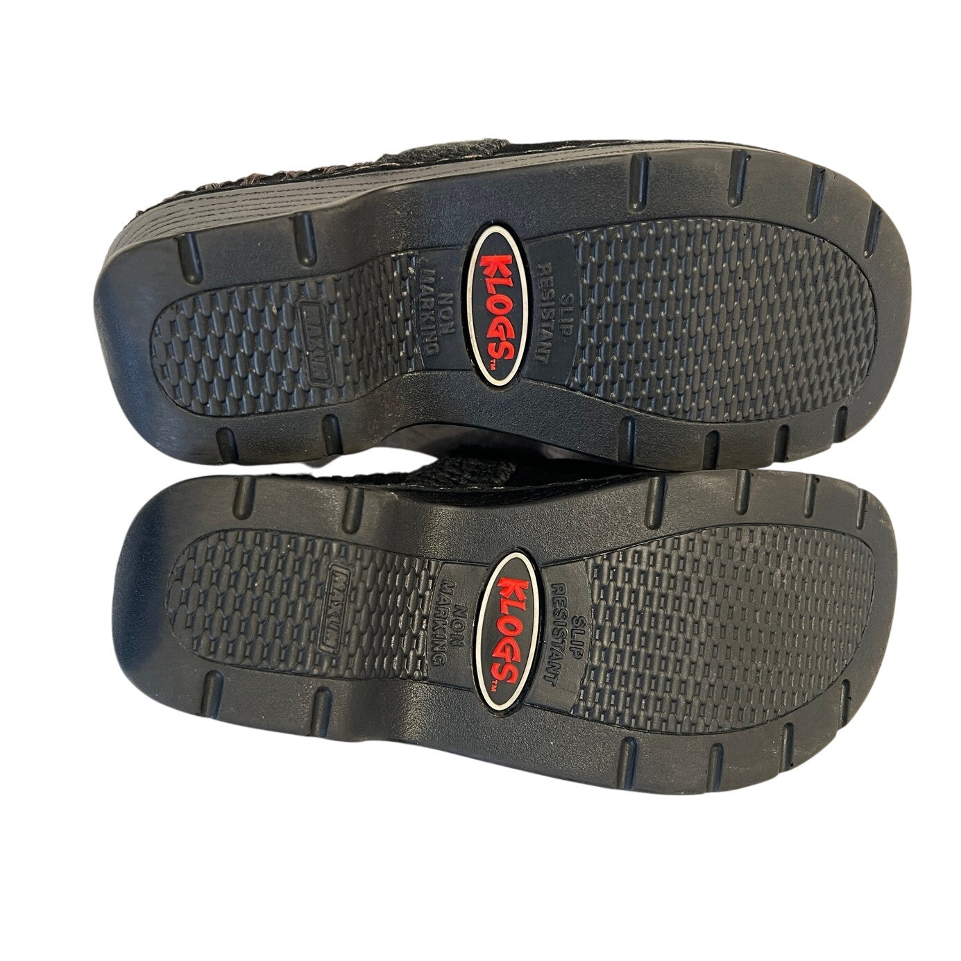Klogs Slip Resistant - Non Marking - Size 7M - Leather Clog in Black