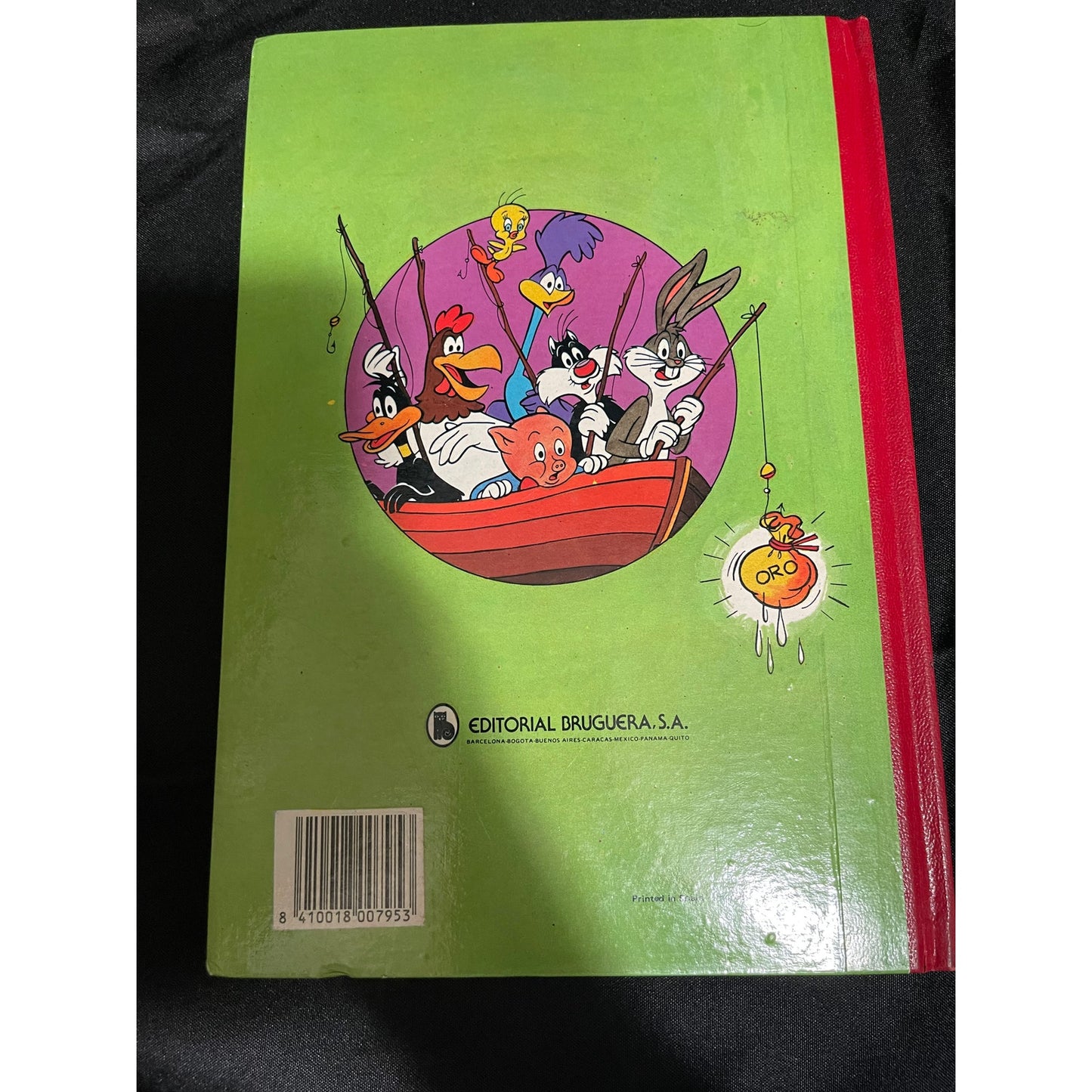 1984 Vintage Looney Tunes Bugs Bunny Daffy Duck Spanish Hardcover Comic Book