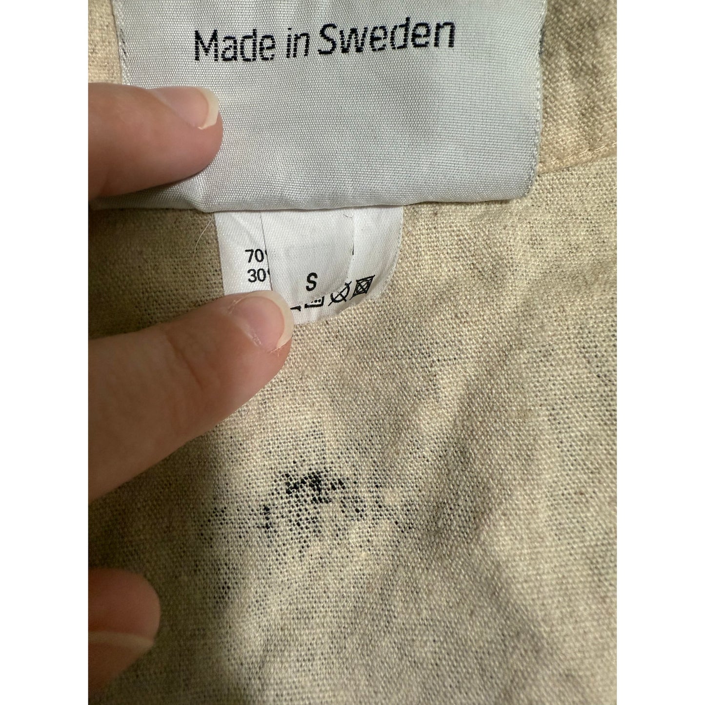 RARE Vintage Margareta Forslund Design Model Jacket - Linen ONE OF A KIND