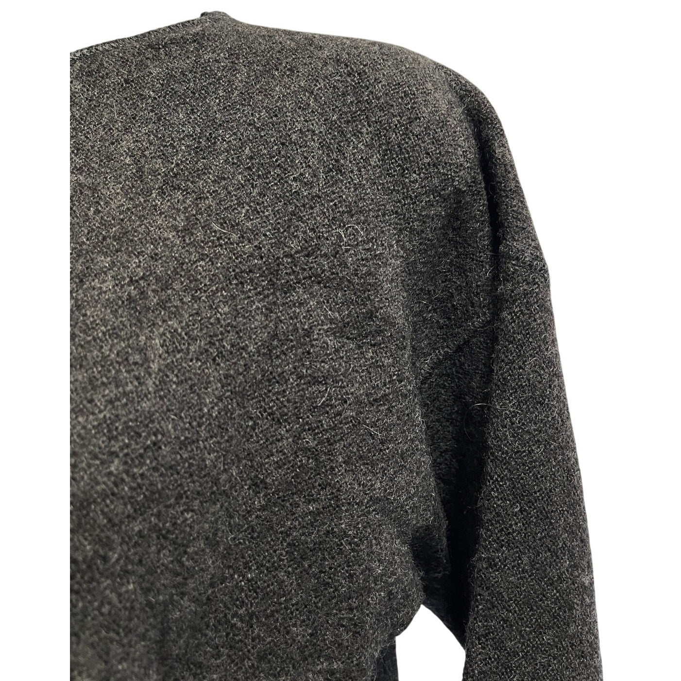 Vintage Peruvian Connection 100% Alpaca Gray Sweater - Size Small