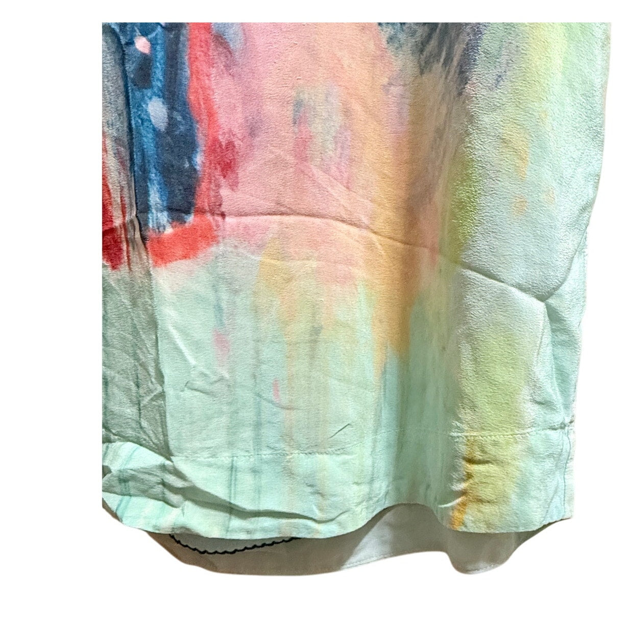 Maeve Size XS Abstract Pastel Print Knee Length Dress
