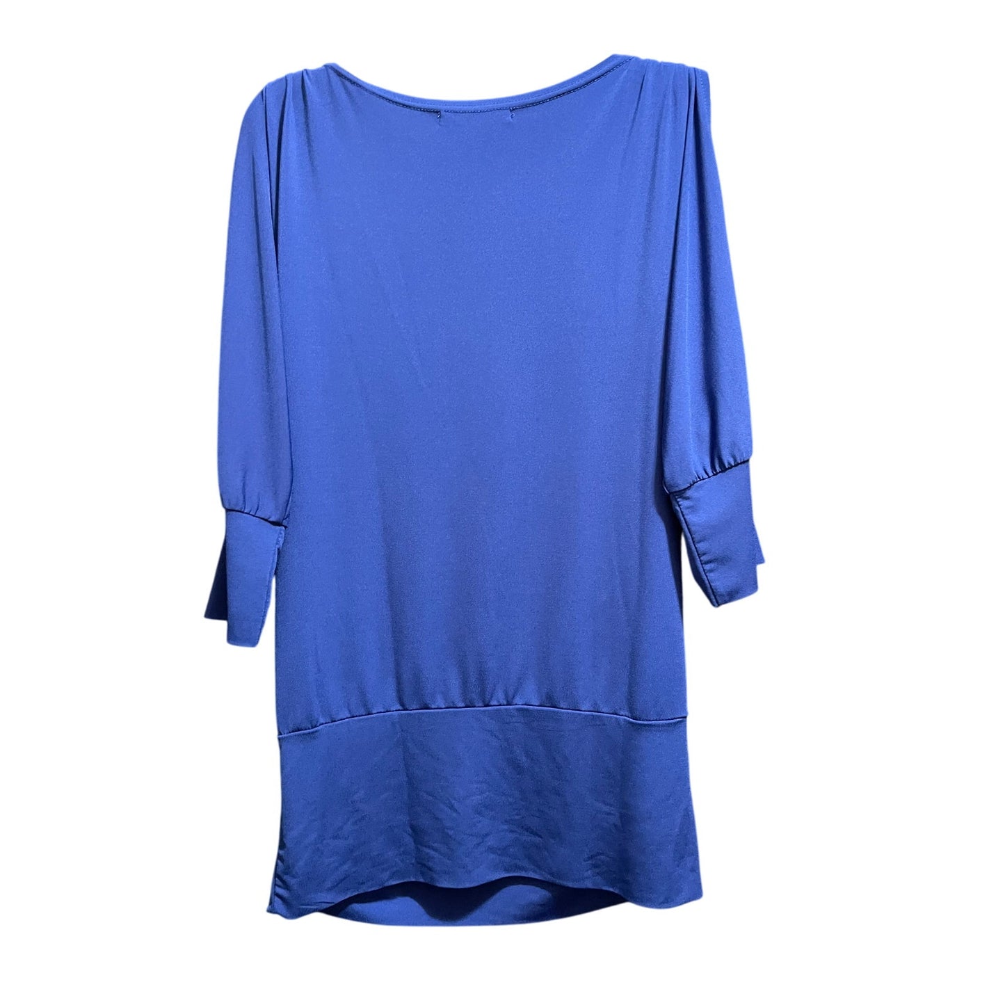 Patty Boutik (PattyBoutik) Dark Blue Cold Shoulder Blouse - Medium