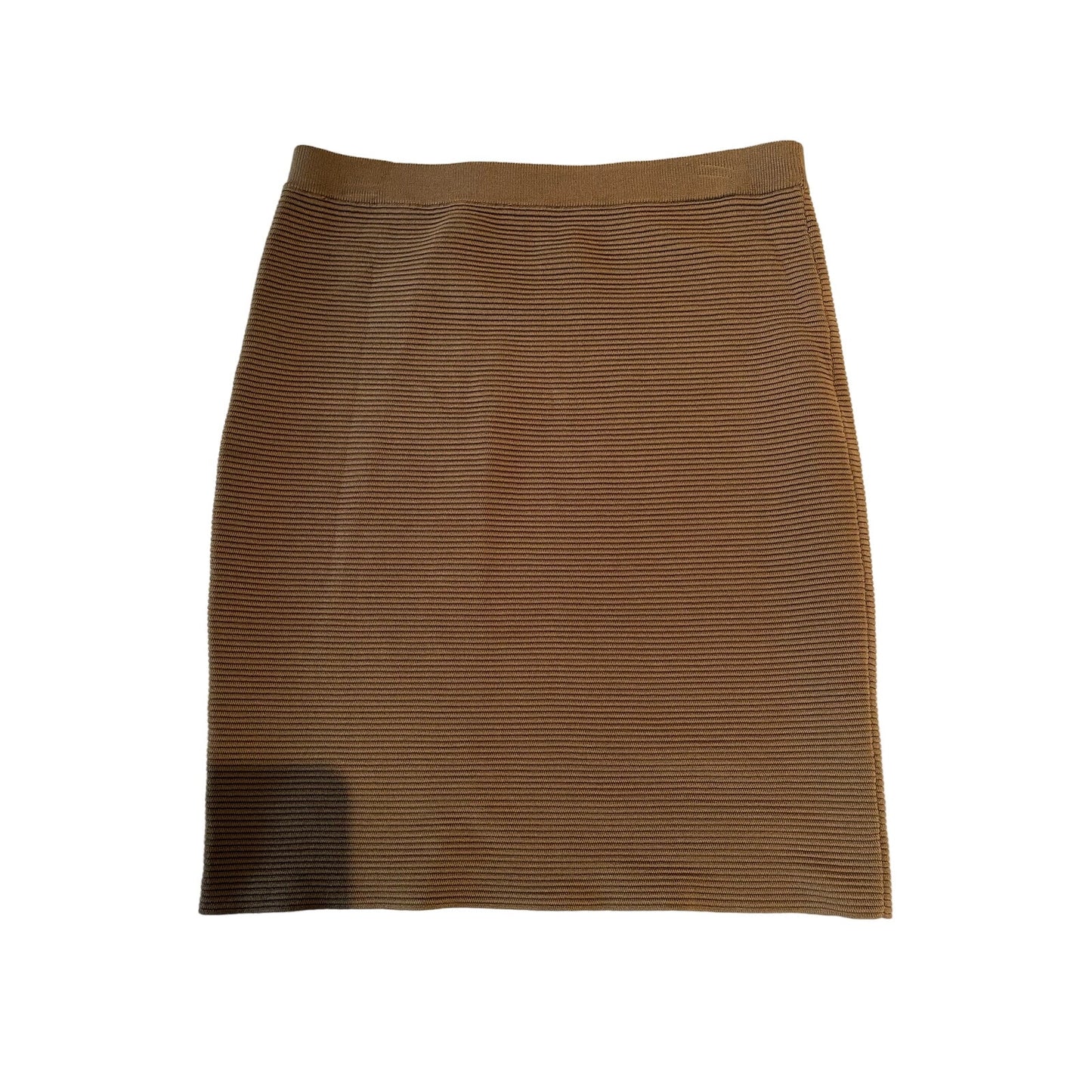 Carmen Marc Valvo - Medium - Green Ribbed Pencil Skirt