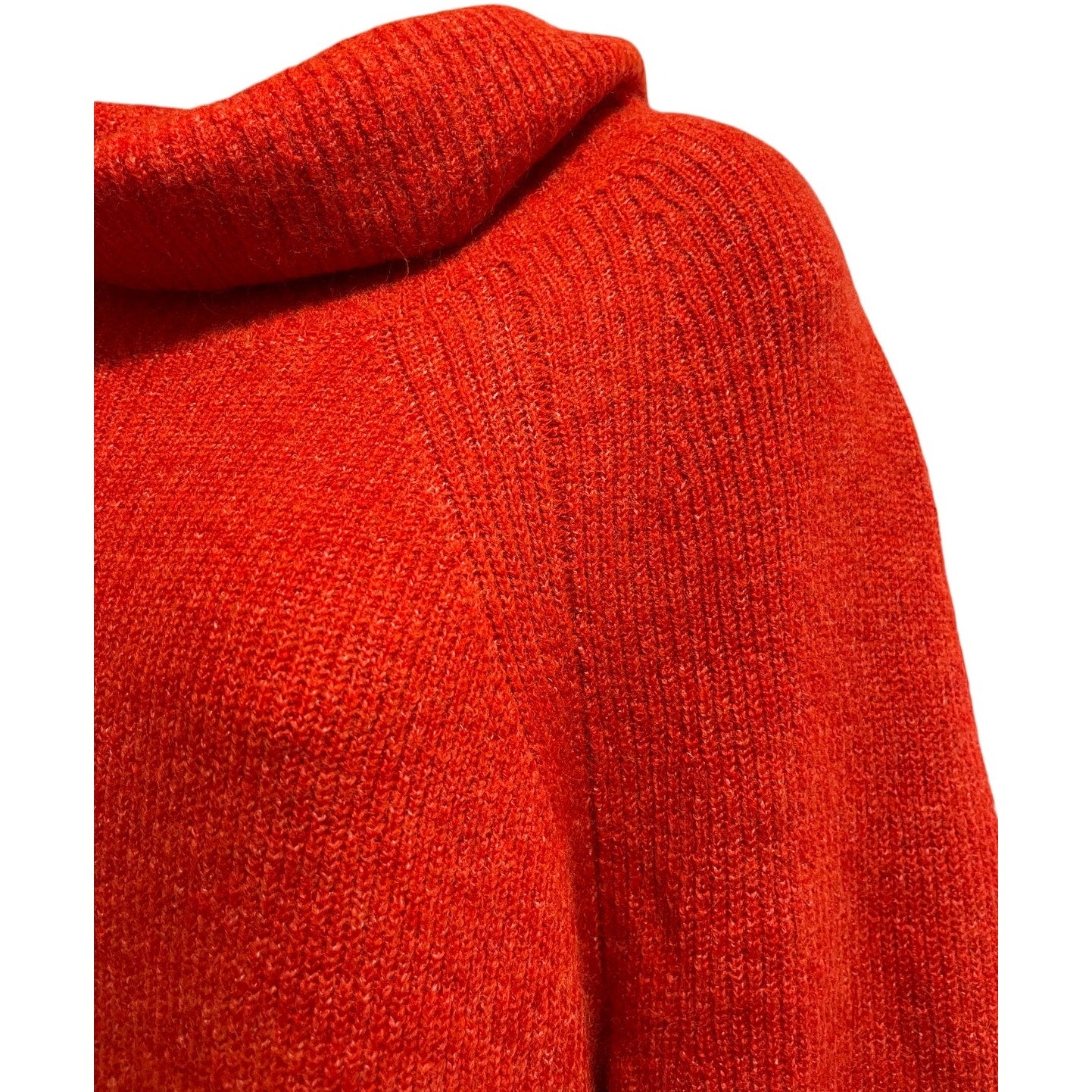 NWT Ann Taylor The Loft Burnt Orange Turtleneck Sweater Dress Size Medium