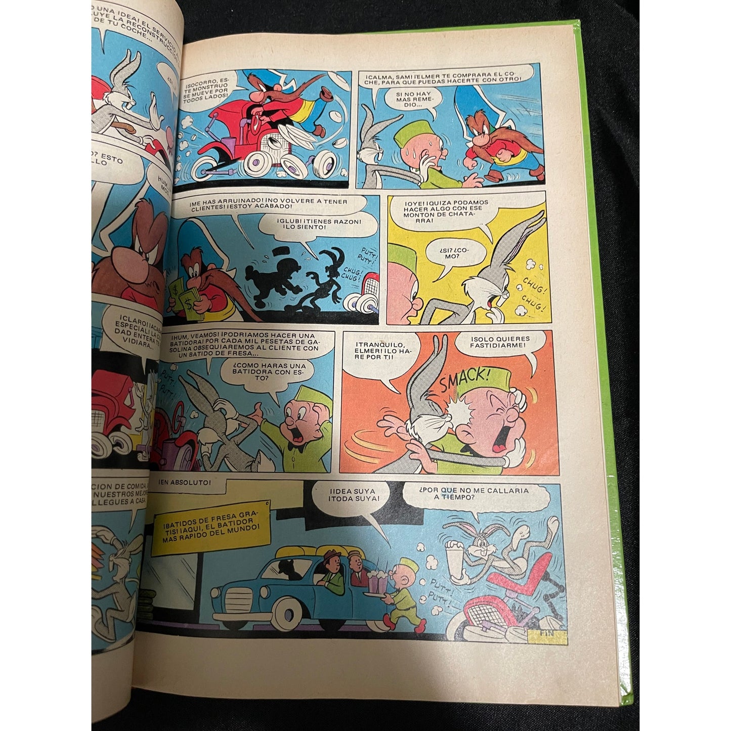 1984 Vintage Looney Tunes Bugs Bunny Daffy Duck Spanish Hardcover Comic Book