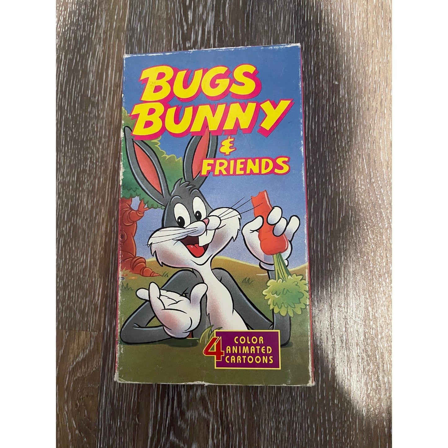 1993 Bugs Bunny & Friends 4 Color Cartoon VHS Tape - WORKS