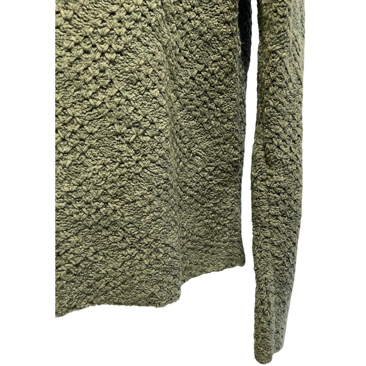 Vintage Sigrid Olsen Blue Cowl Neck Knit Sweater - Size Medium