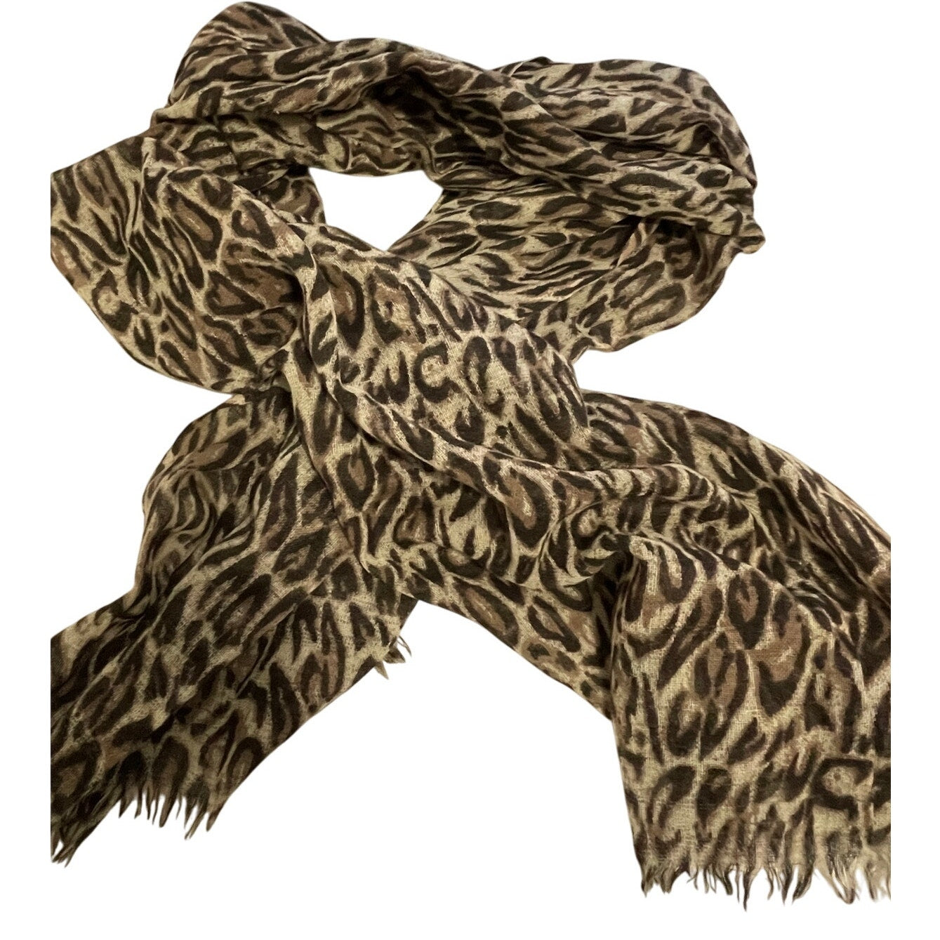 Bindya 100% Wool Animal Print Scarf