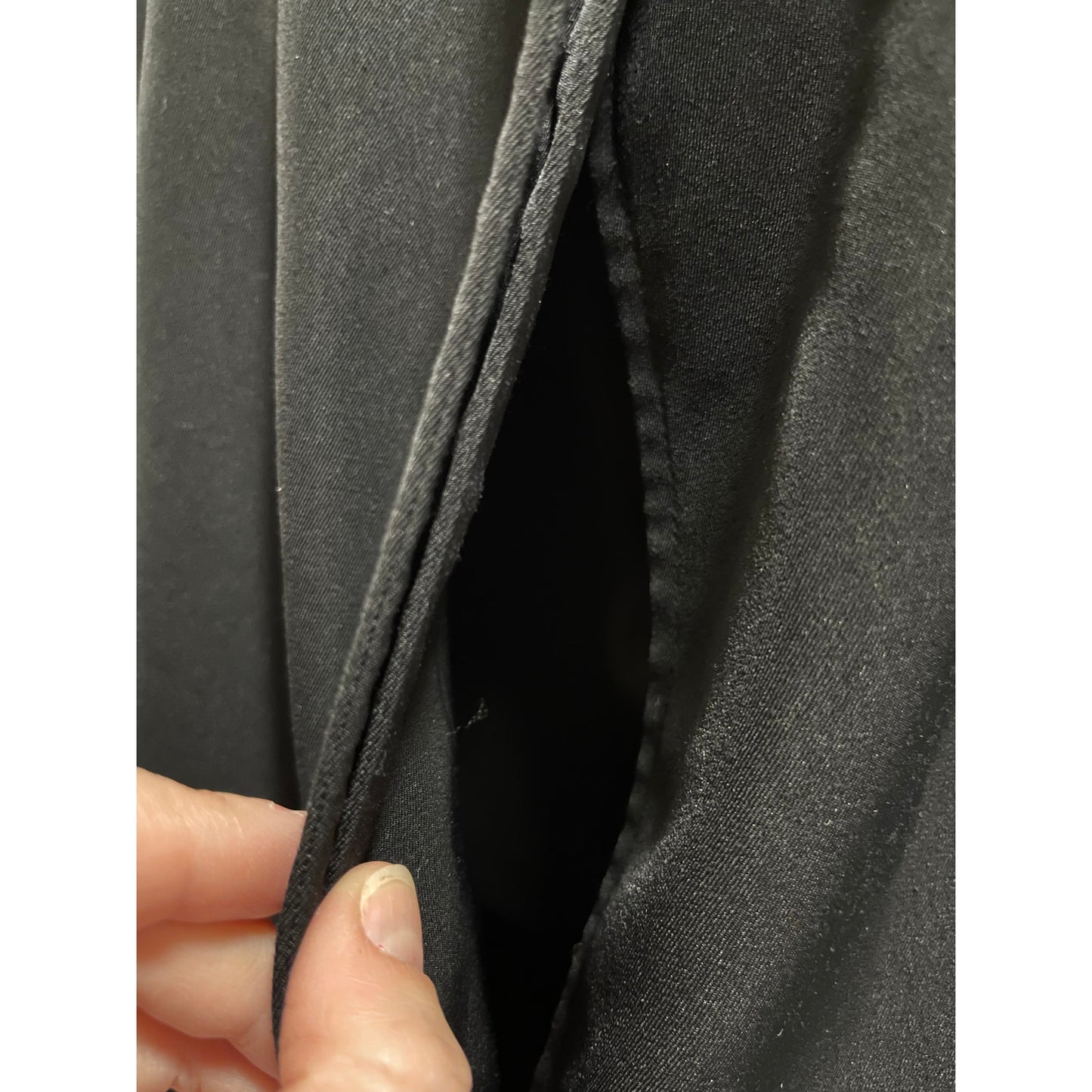 London Fog Black Lined Overcoat - Size Medium Women's