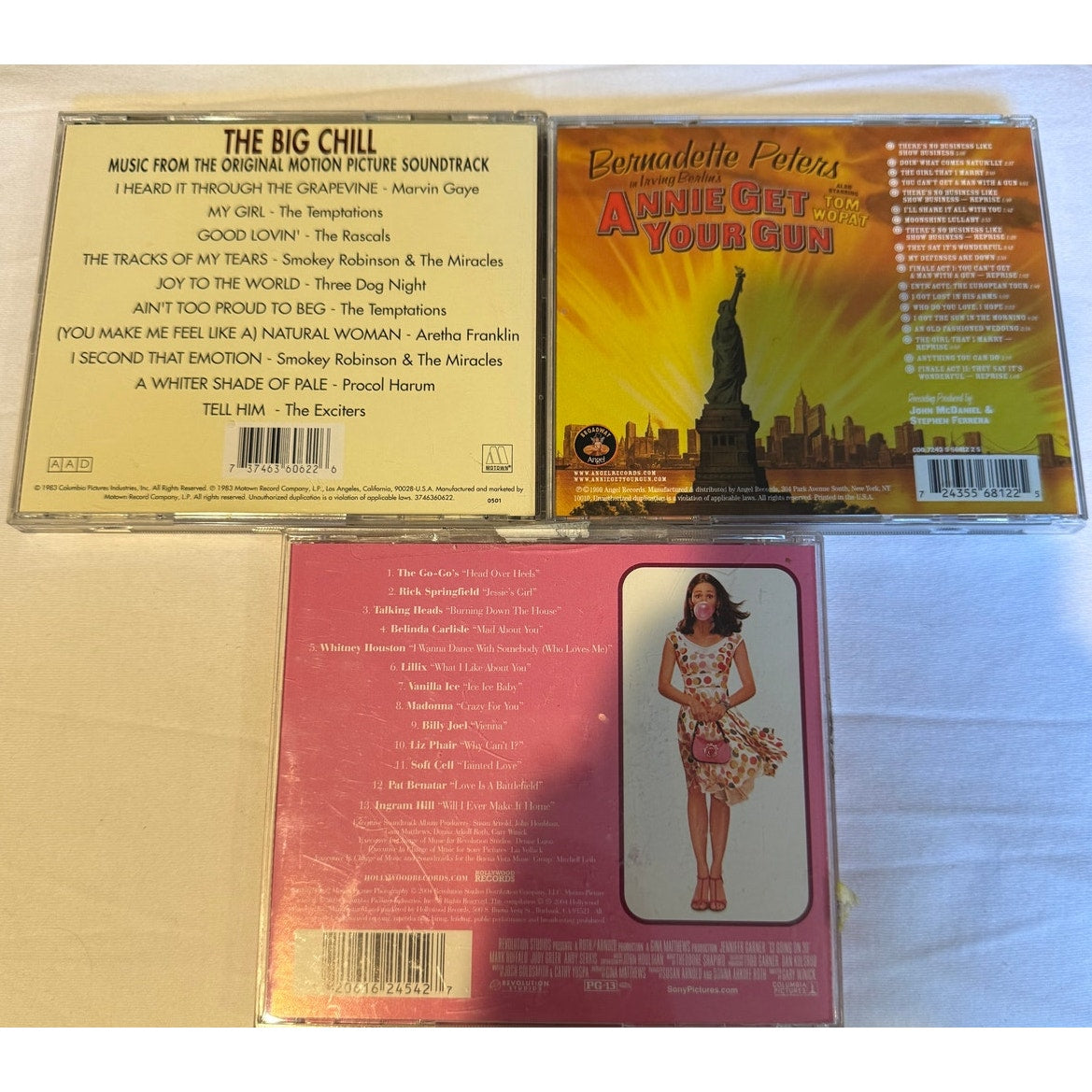Movie & Broadway Soundtrack CD Bundle -15 CD's - Chicago, Annie, The Bodyguard