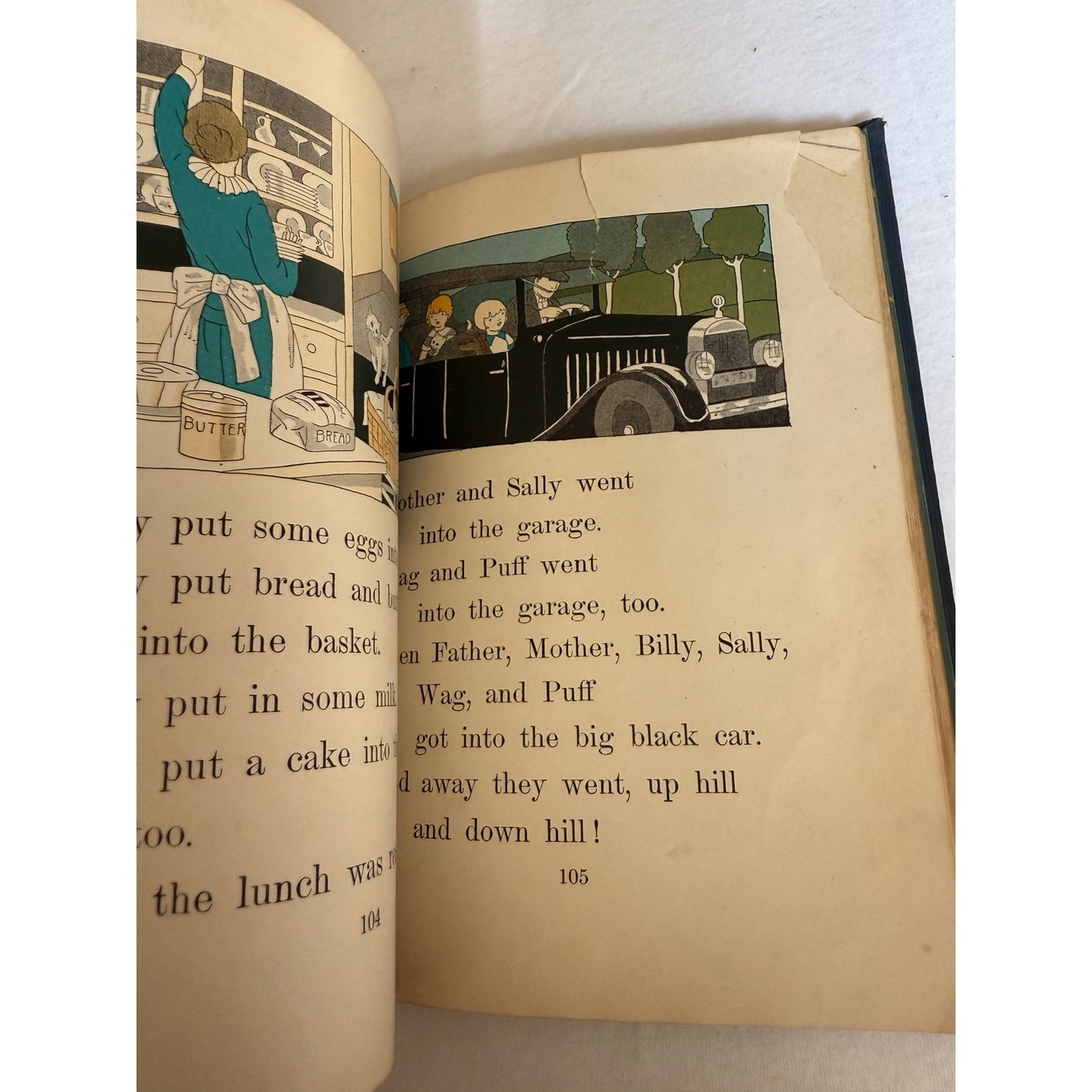 Wag & Puff - Marjorie Hardy - 1927 - Hardcover - Antique Children's Book