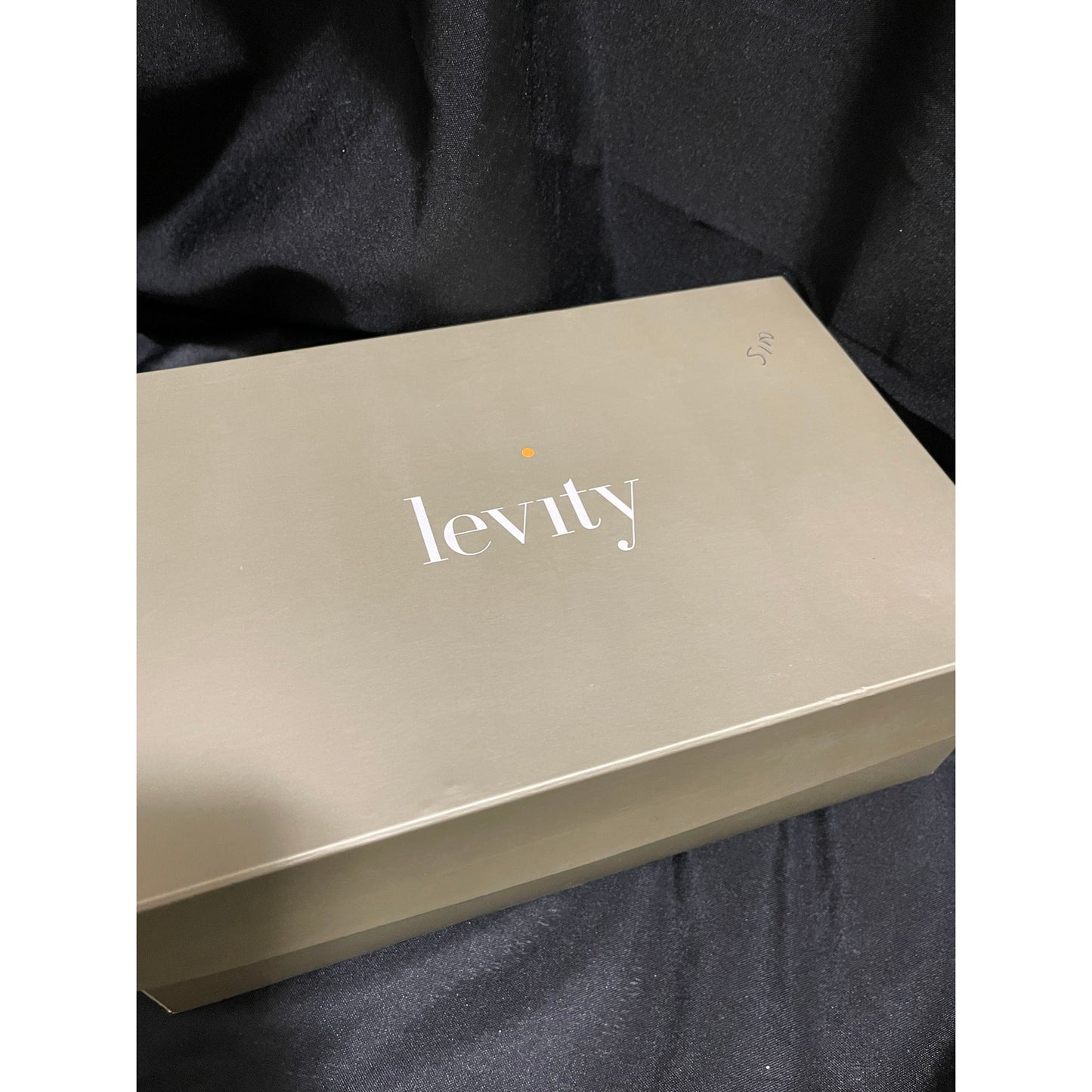 Levity Black Velvet Heels - Size 7 With Original Box - Preowned