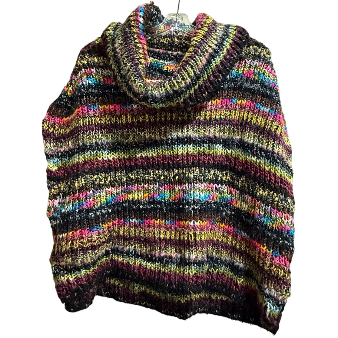 Anthropologie Bright Colored Knit Sleeveless Turtleneck Pullover Sweater - Small