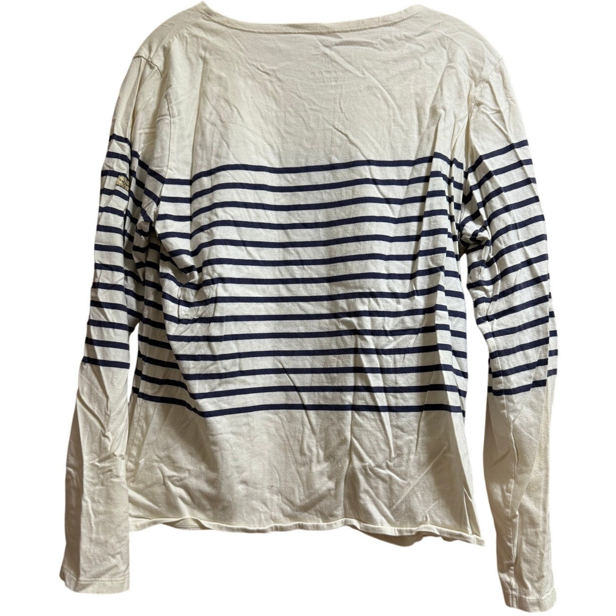 The Striped Sheep Black / Dark Navy & White Striped Long Sleeve - Large