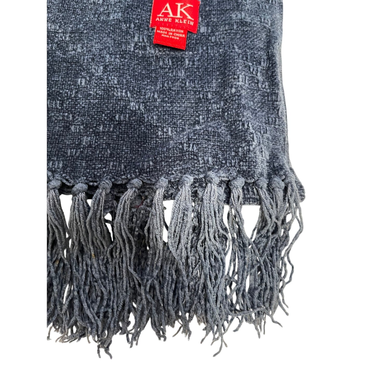 Ann Klein Blue Super Soft Thick Winter Scarf