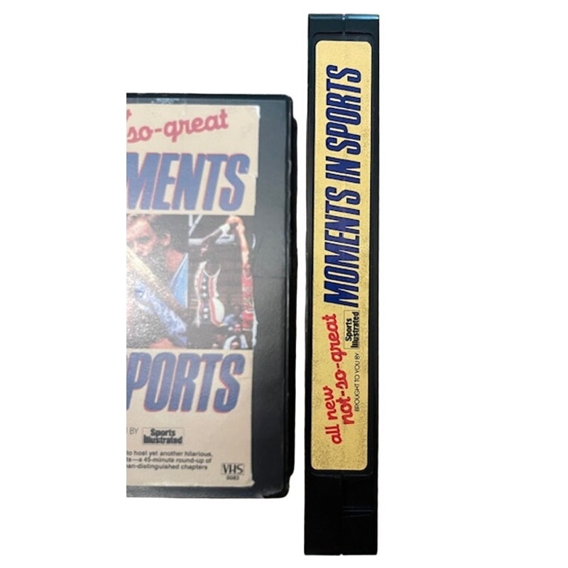 All New Not-So-Great Moments in Sports Blooper VHS 1989 Sports Illustrated