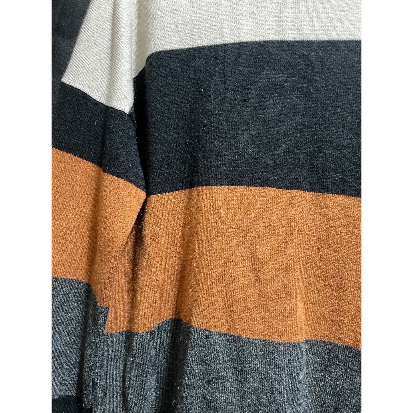 French Connection Men's Size Small Striped Color Block Sweater