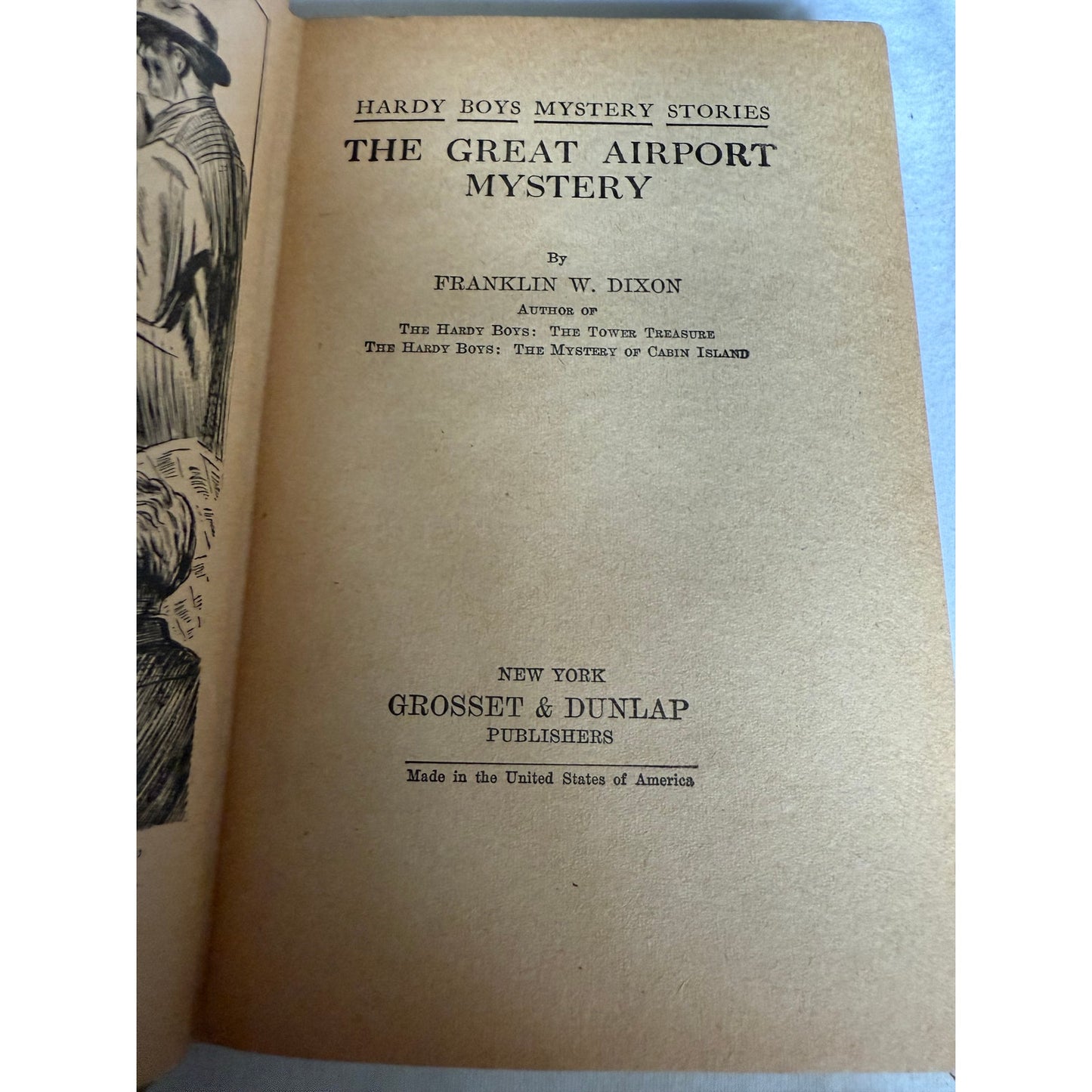The Hardy Boys - The Great Airport Mystery - Franklin W. Dixon - 1930 Hardcover