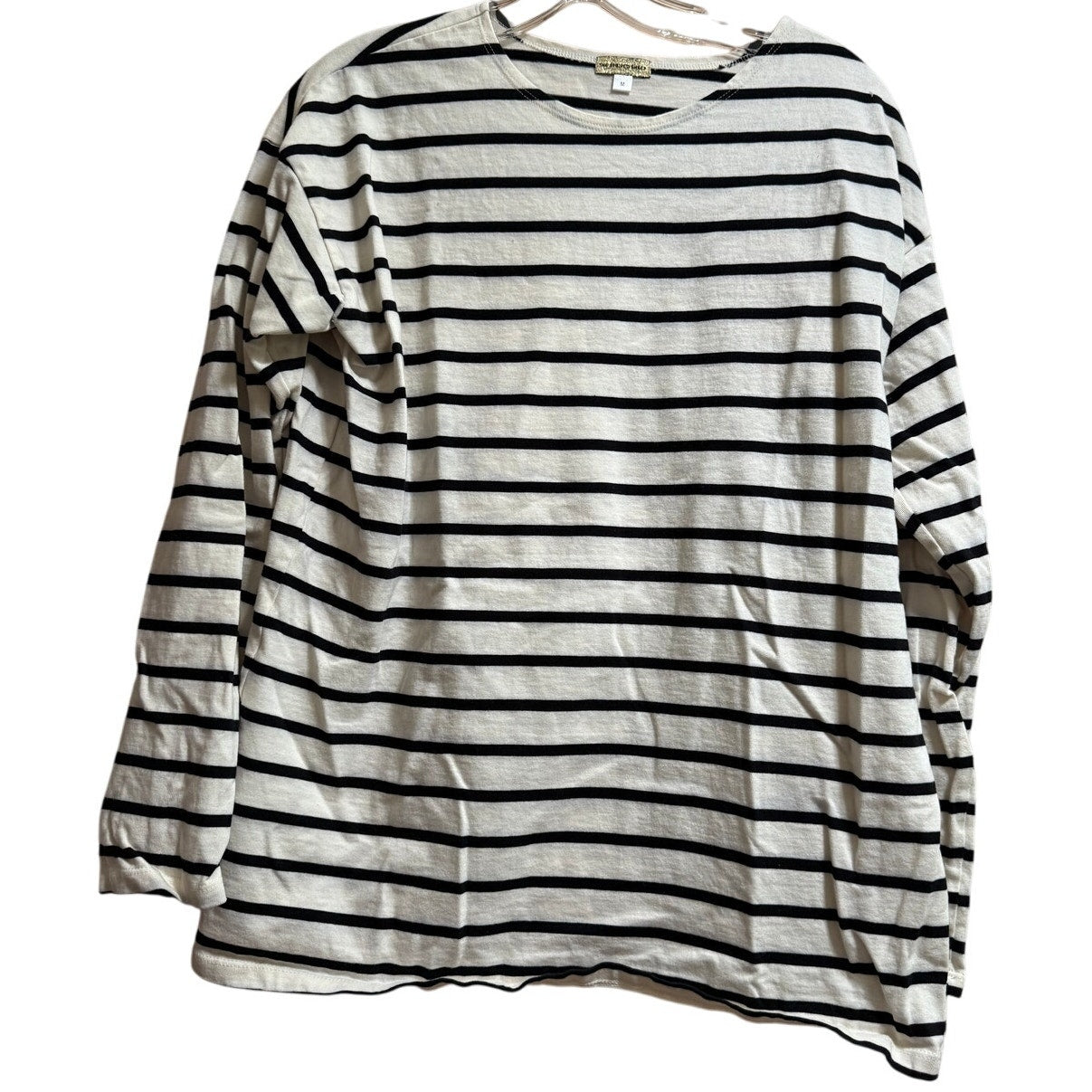 The Striped Sheep Dark Navy & White Striped Long Sleeve - XL