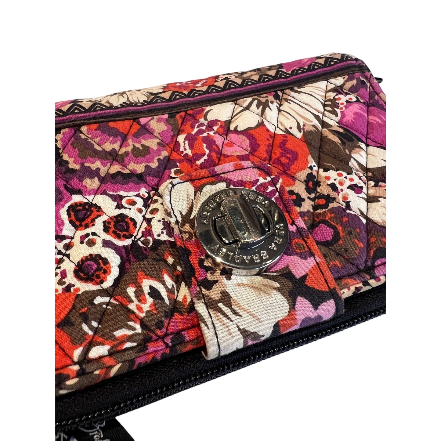Vera Bradley Floral Quilted Clutch / Wallet
