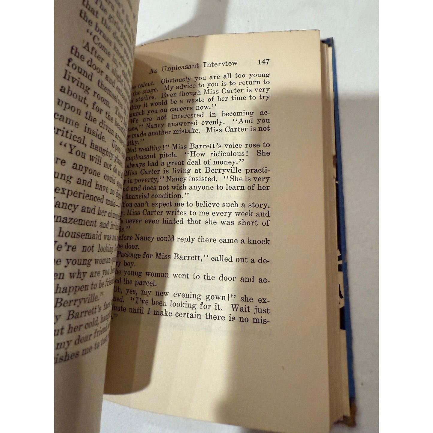 Nancy Drew - The Clue of the Tapping Heels - Blue - 1939 - Hardcover