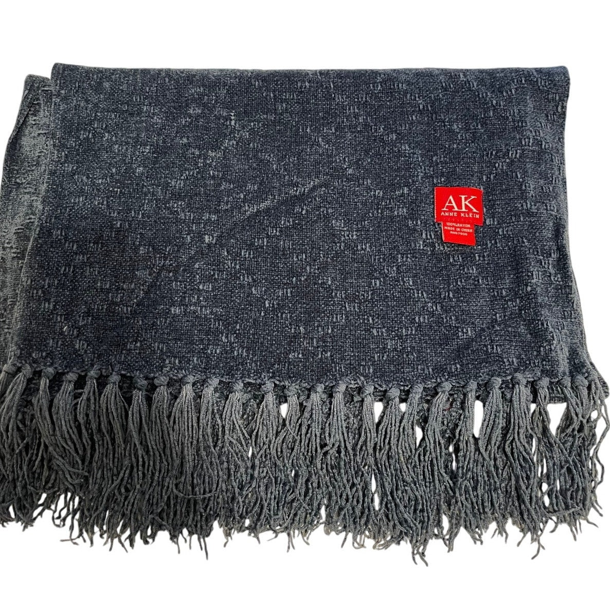 Ann Klein Blue Super Soft Thick Winter Scarf