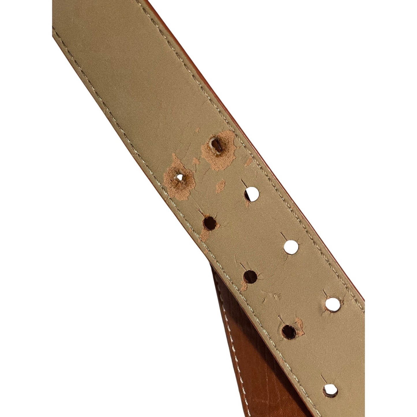 Talbotts Brown Leather Belt - Size Large Womens