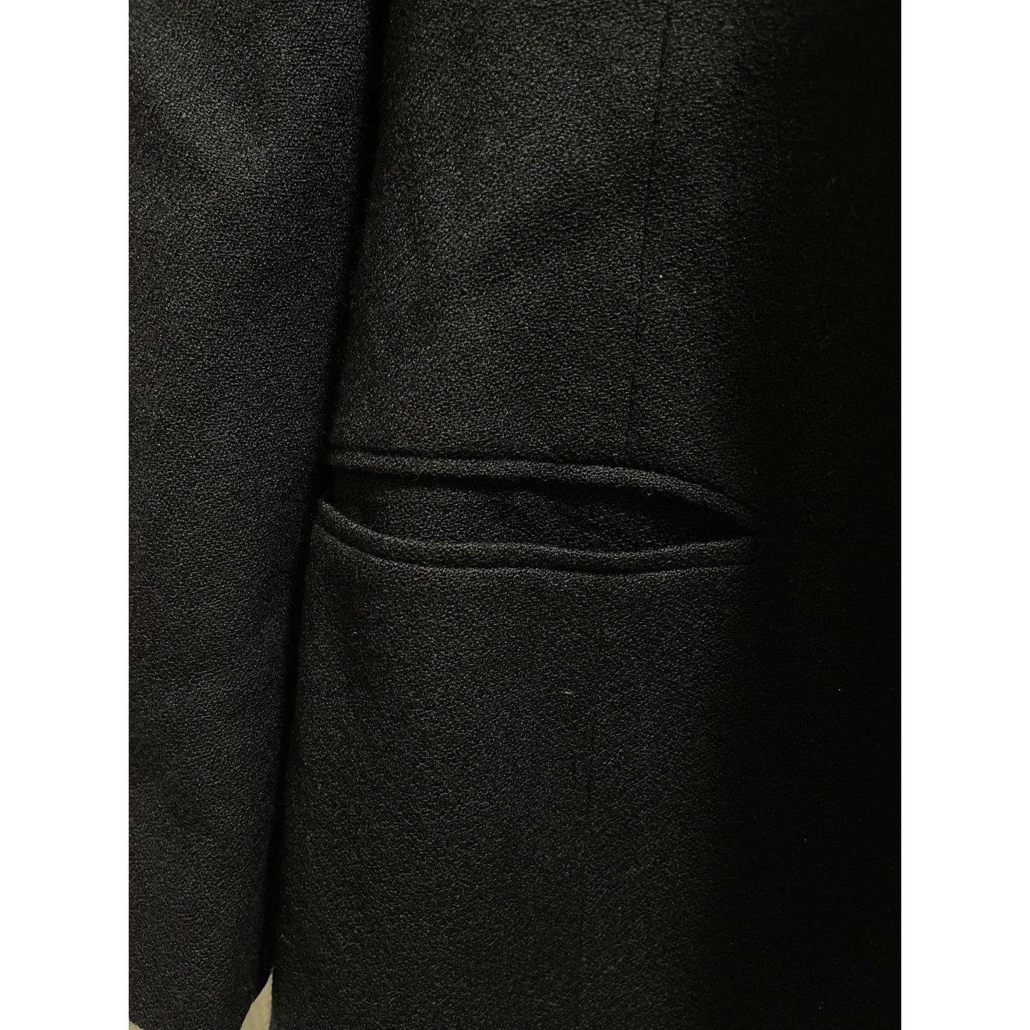 Vintage Harvé Benard by Benard Holtzman Navy Blue Overcoat