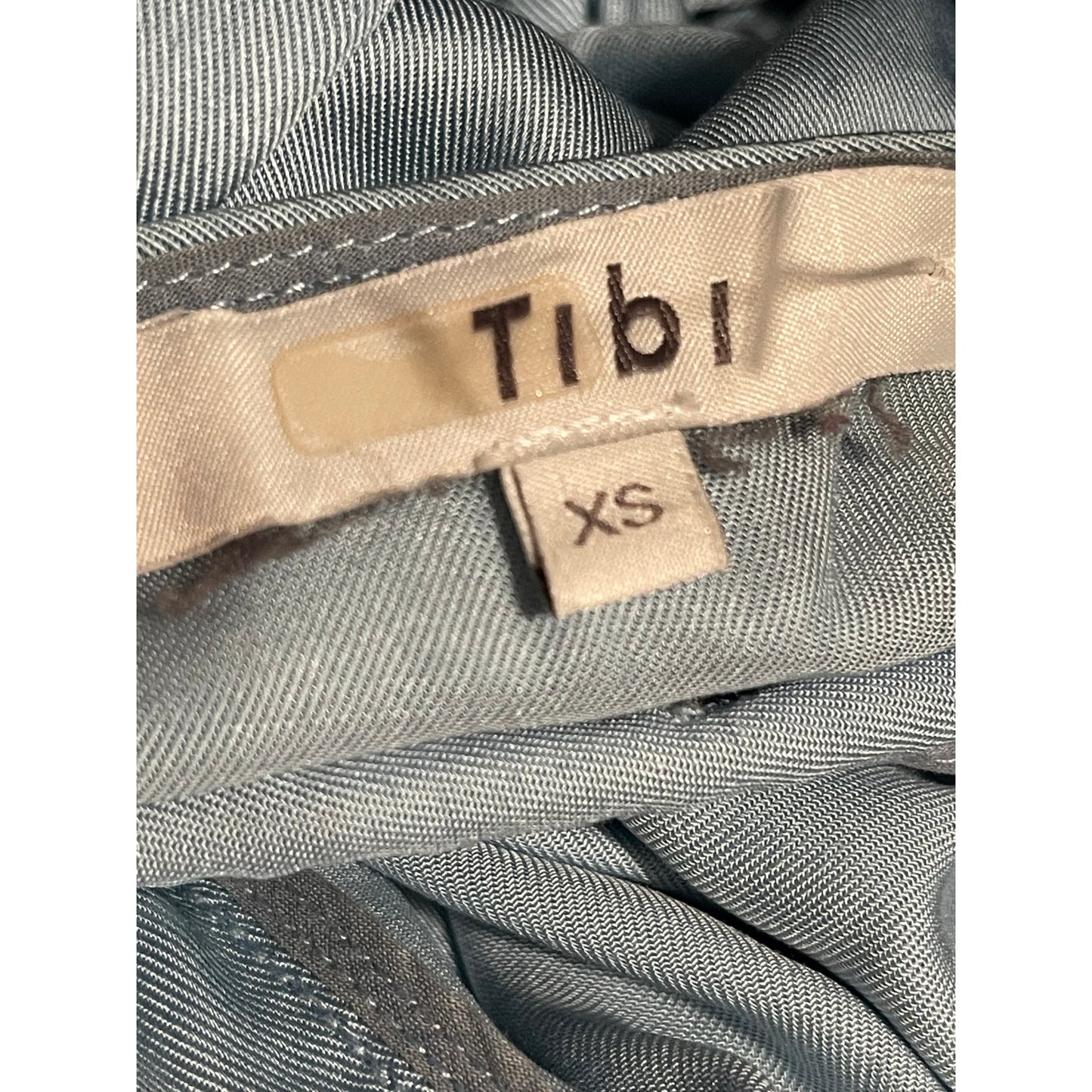 Tibi Light Blue 3/4 Sleeve Size XS Blouse