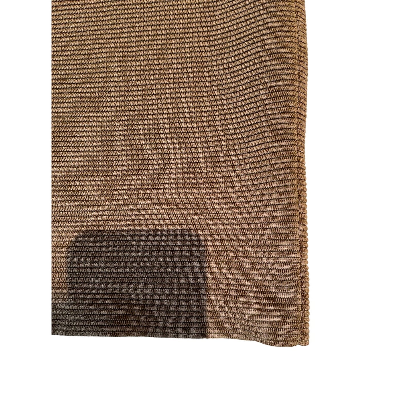 Carmen Marc Valvo - Medium - Green Ribbed Pencil Skirt