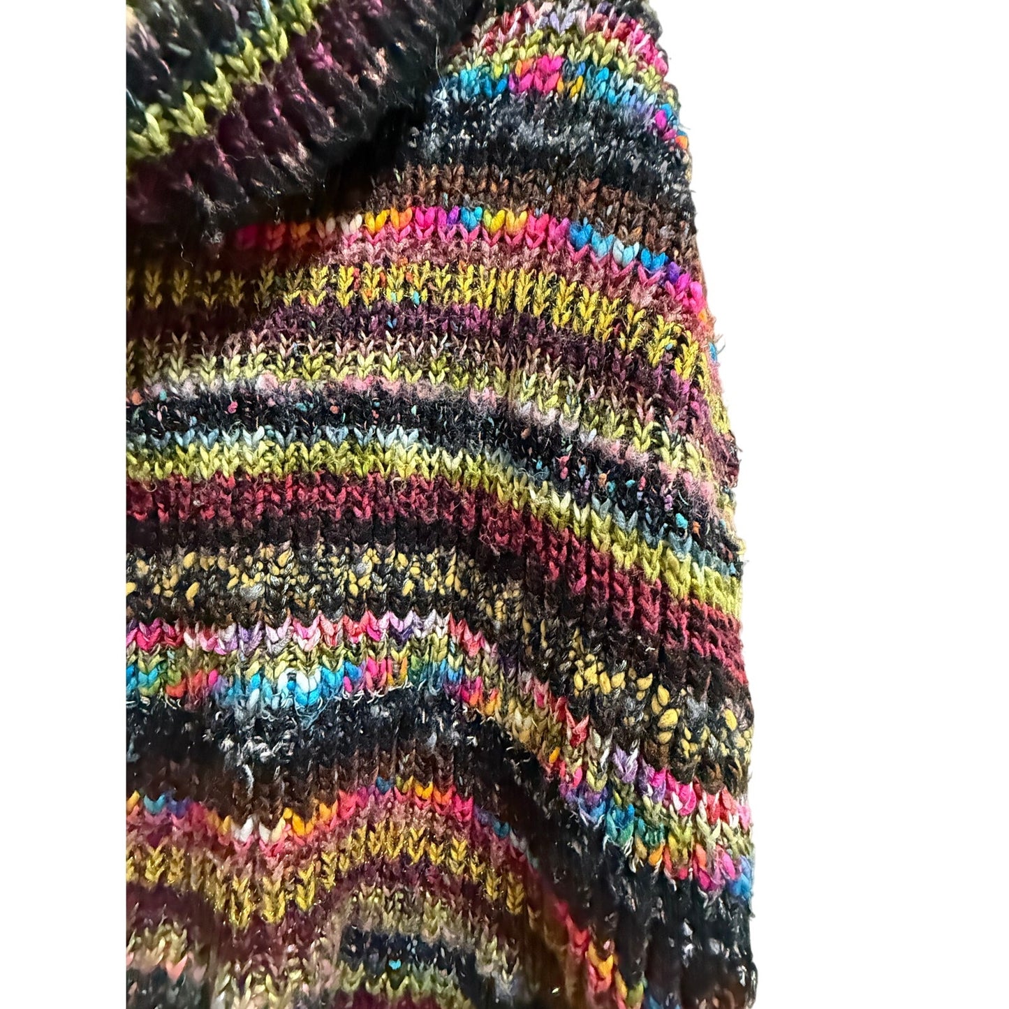 Anthropologie Bright Colored Knit Sleeveless Turtleneck Pullover Sweater - Small