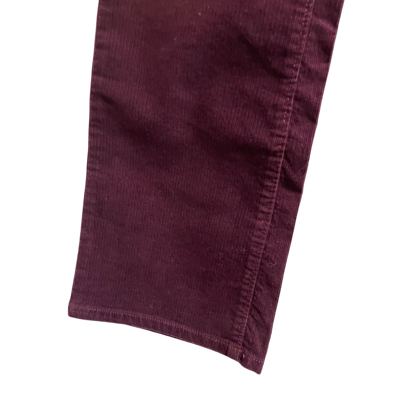 NWT Ann Taylor The Loft Aubergine Burgundy Corduroy Curvy Bootcut Jeans Size 29
