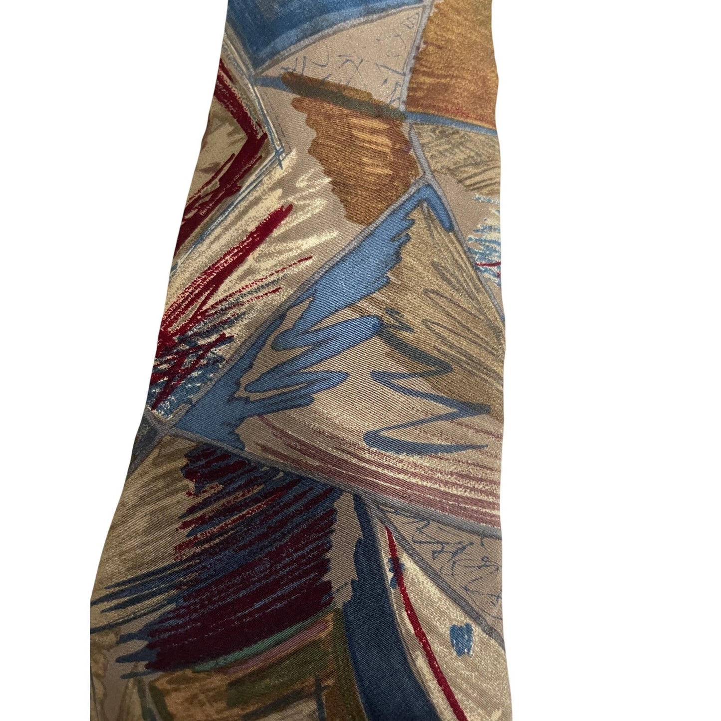 Vintage Pierre Cardin 90's Geometric Abstract Necktie Men's Tie