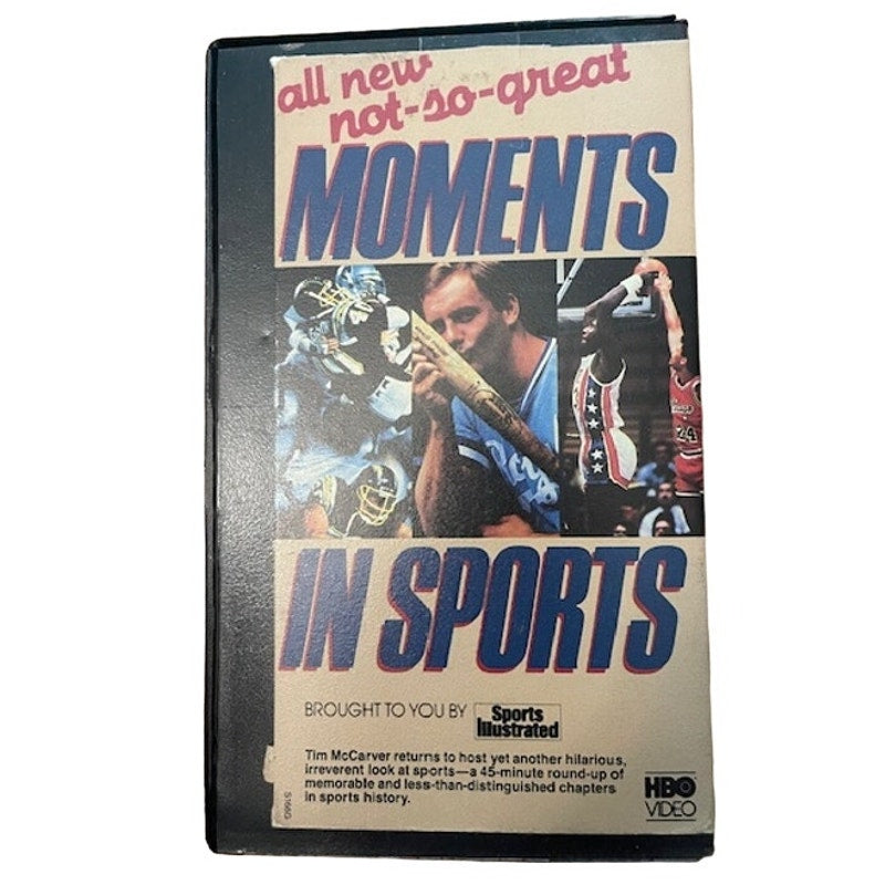 All New Not-So-Great Moments in Sports Blooper VHS 1989 Sports Illustrated
