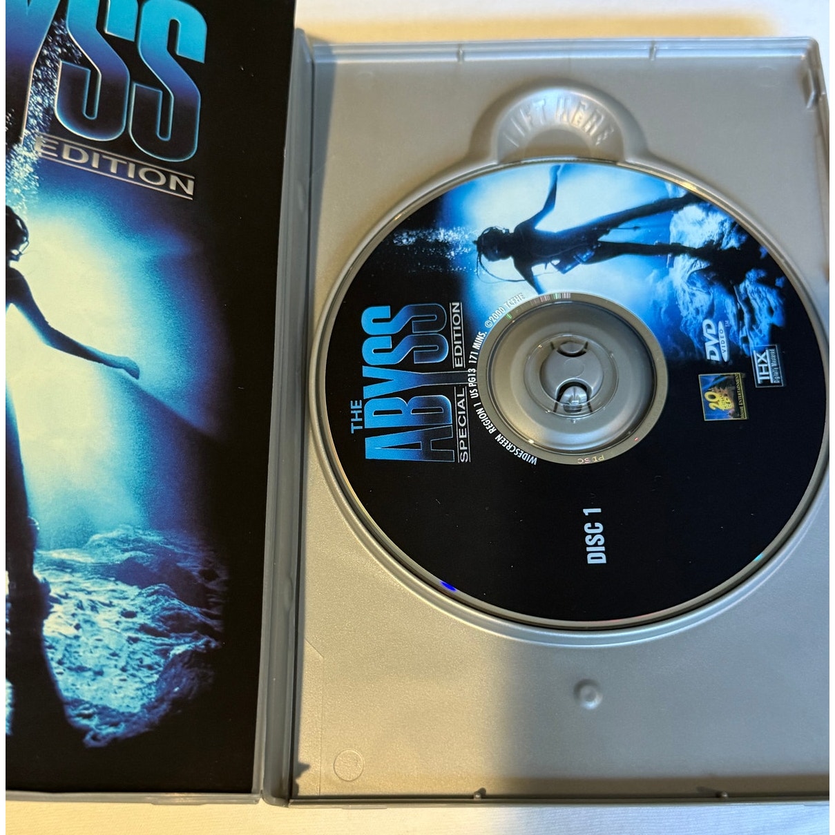 The Abyss (DVD, 2000, 2-Disc Set, Special Edition) THX w/ booklet James Cameron