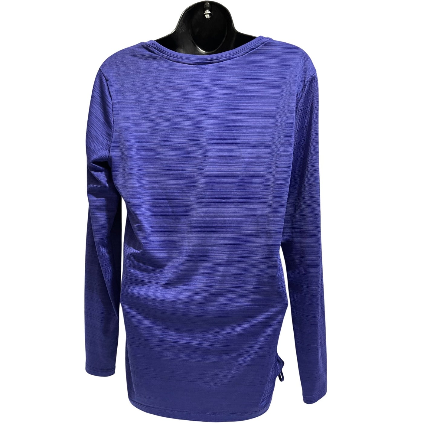 Danskin Now Purple Long Sleeve Athletic Shirt - Size Medium
